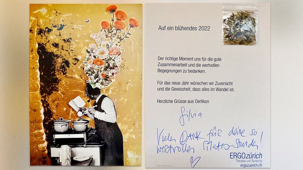 New Year's card from a client